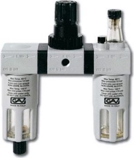 Фильтр с регулятором и лубрикатором GAV G-FRL-180 1/4 [13025]