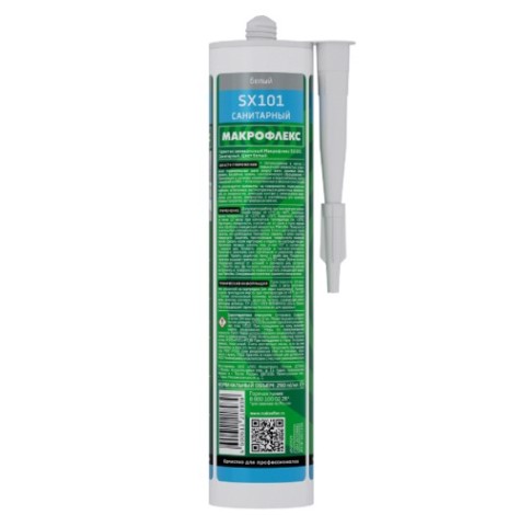 Герметик МАКРОФЛЕКС SХ101 санитарный, белый 2670568
