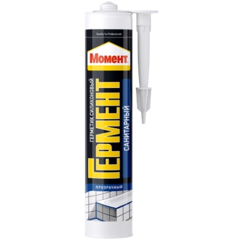 Герметик МОМЕНТ ГЕРМЕНТ Санитарный, прозрачный 1998756