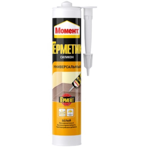 Герметик МОМЕНТ Универсальный, белый 2353935