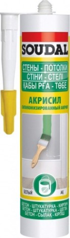 Герметик SOUDAL АКРИСИЛ акриловый, белый 146447 [146447]