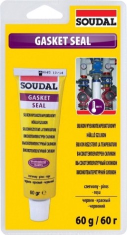 Герметик SOUDAL GASKET SEAL, высокотемпературный (60 гр) 120035 [120035]