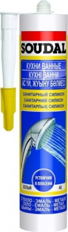 Герметик SOUDAL санитарный, белый 105896 [105896]