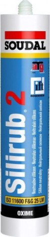 Герметик SOUDAL SILIRUB 2F нейтральный, бесцветный 157057 [157057]