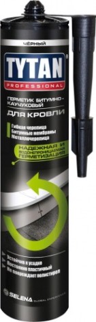 Герметик Tytan битумно-каучуковый для кровли, черный (310мл) [тов-213050]