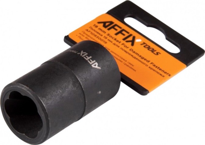 Головка для поврежденного крепежа Affix 1/2", 19 мм [AF10930019]