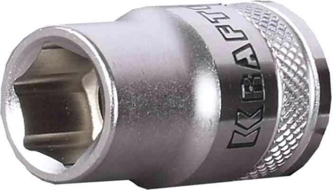 Головка шестигранная с посадкой 1/2" KRAFTOOL "INDUSTRIE QUALITAT" торцевая CR-V, Flank, 13 мм [27805-13_z01]