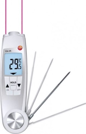 Инфракрасный термометр Testo 104-IR с проникающим зондом (водонепроницаемый) [05601040]