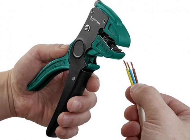 Инструмент для снятия изоляции KRAFTOOL СК-6 автоматический, 0.2-6 мм2 [22630]