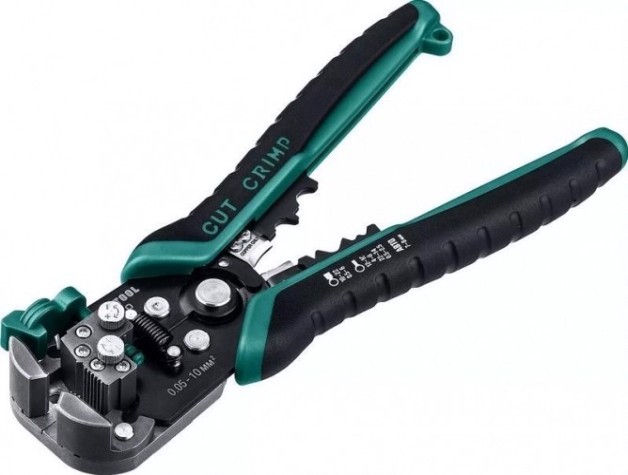 Инструмент для снятия изоляции KRAFTOOL ТК-10 автоматический многофункциональный, 0.05-10 мм2 [22639]