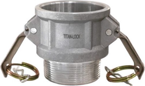 Камлок Titan Lock TL600BAL-EL тип D серия "EcoLine" розетка наруж. резьба BSP 6" [TL600BAL-EL]