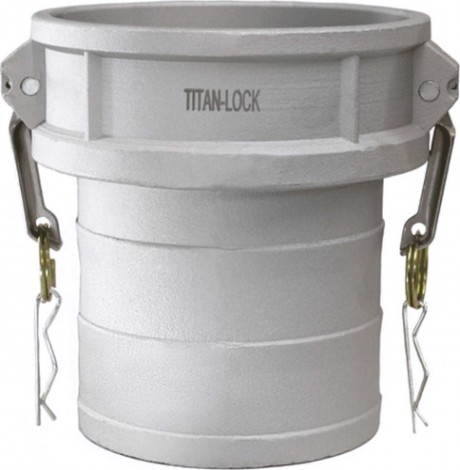 Камлок Titan Lock TL600CAL-EL типа C серия "EcoLine" розетка с хвостовиком 6" [TL600CAL-EL]