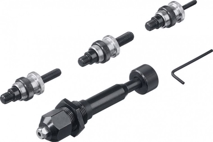 Клепальник KRAFTOOL Combo2-M10 комбинированный двуручный в кейсе, резьбовые м5-м1 [31181]