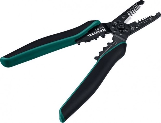 Клещи для снятия изоляции KRAFTOOL PK-60 многофункциональные, 0.5-6 мм2 [22658]