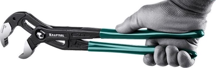 Клещи KRAFTOOL "KAYMAN" переставные быстрая регулировка, cr-v, max захват [22353-40]