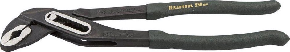 Клещи KRAFTOOL "PANZER" переставные cr-v, коробчатый шарнир, захват до 45м [22359-25]