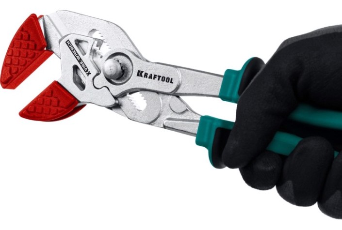 Клещи переставные-гаечный ключ KRAFTOOL VISE-WRENCH x 180 мм [22066]
