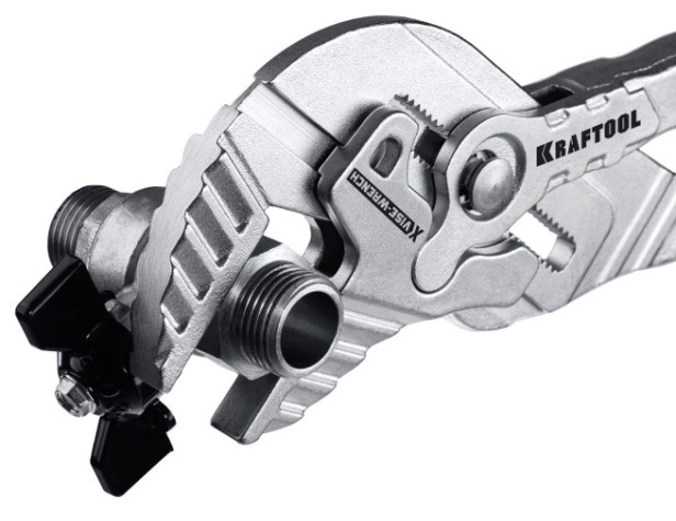 Клещи переставные-гаечный ключ KRAFTOOL VISE-WRENCH x 300 мм [22069]