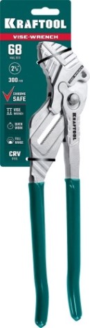 Клещи переставные KRAFTOOL Vise-Wrench 22068, 300 мм [22068]