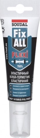 Клей-герметик SOUDAL FIX ALL FLEXI белый (туба 125 мл) 134136 [134136]