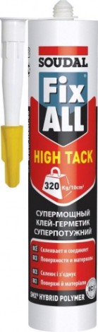 Клей-герметик SOUDAL FIX ALL HIGHT TACK белый 119129 [119129]
