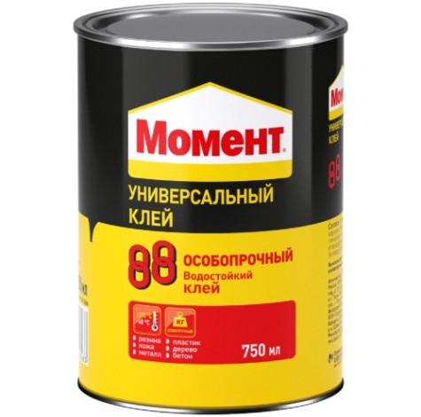 Клей МОМЕНТ 88 Особопрочный, водостойкий (банка 750 мл.) 1777022
