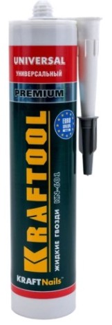 Клей монтажный KRAFTOOL 310мл универсальный, белый [41341_z01]