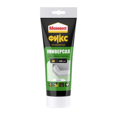 Клей монтажный МОМЕНТ FIX Универсал, белый (250 г) 2353532 [Б0034943]