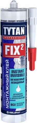 Клей монтажный Tytan Fix2 Instant Invisible (290мл) [тов-213066]
