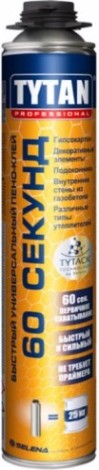 Клей-пена Tytan GUN 60 секунд (750мл) [тов-203244]