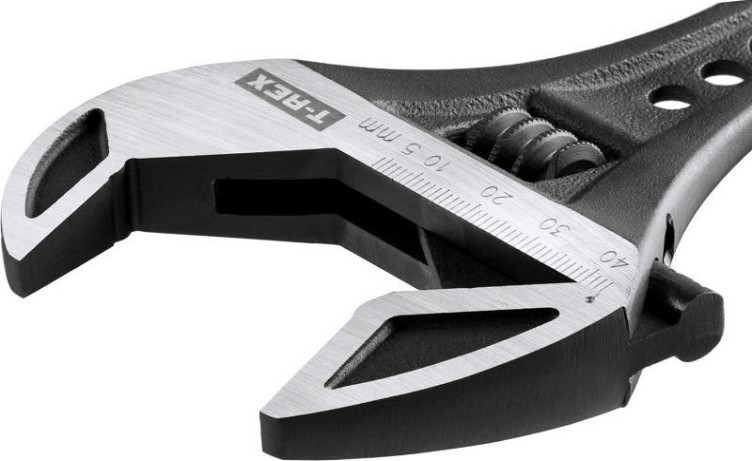 Ключ разводной KRAFTOOL T-REX силовой 250 / 43 мм, [27254-25]