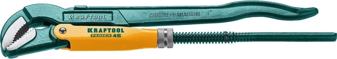 Ключ трубный KRAFTOOL PANZER-45 №1, изогнутые губки [2735-10_z02]