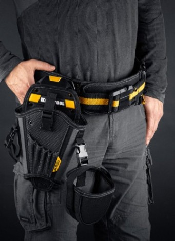 Кобура KRAFTOOL KH-5 с доп.съемным карманом,с креплением FastClip [38769]