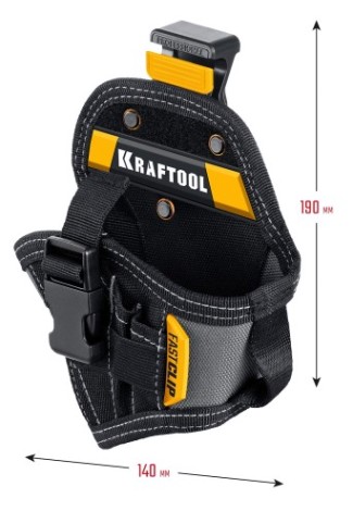 Кобура KRAFTOOL KH-5C с быстросъемным креплением FastClip [38770]