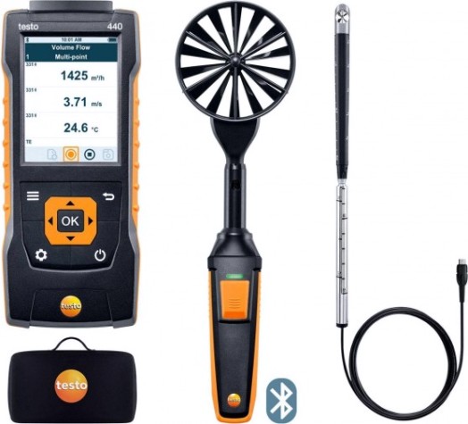 Комплект для вентиляции № 2 с Bluetooth Testo 440 (0563 4407) [05634407]