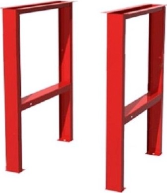 Комплект верстачных опор для бестумбового верстака FERRUM 01.503-3000 (красный)