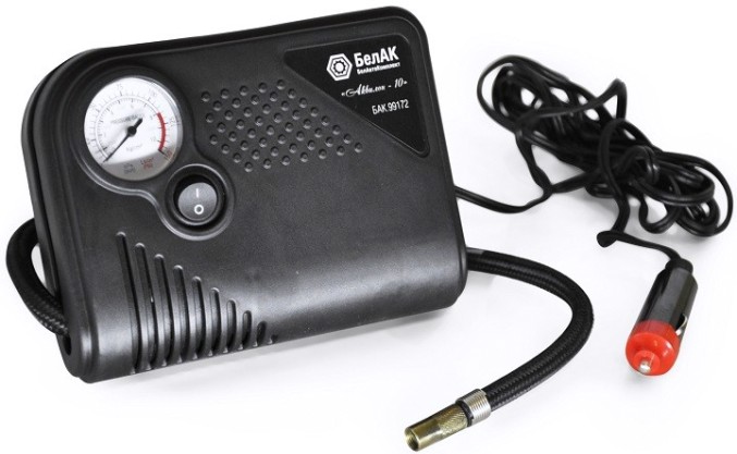 Компрессор автомобильный БелАК Аквилон-10 12 В, 60 Вт, 22 л/мин БАК.99172 [БАК.99172]