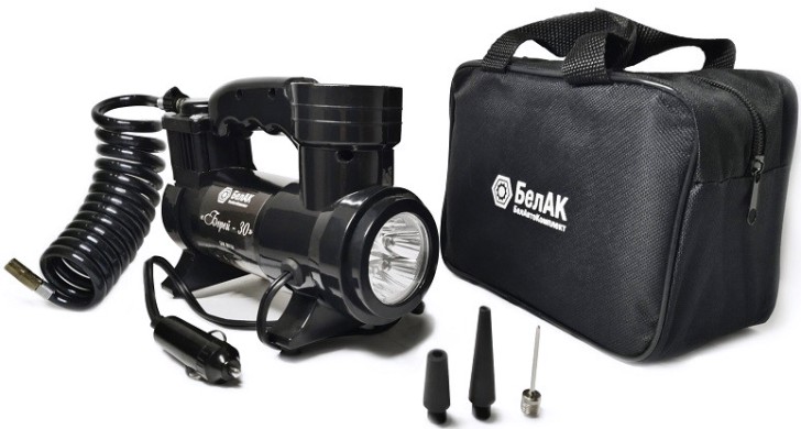 Компрессор автомобильный БелАК Борей-30 12 В, 150 Вт, 42 л/мин БАК.99154 [БАК.99154]