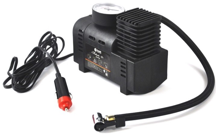 Компрессор автомобильный БелАК Новичок-10 12 В, 60 Вт, 18 л/мин БАК.99159 [БАК.99159]