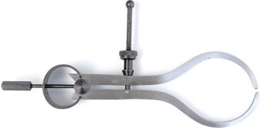 Кронциркуль КАЛИБРОН КР 125 для наружных измерений с винтом [125566]