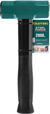 Кувалда со стальной обрезиненной рукояткой KRAFTOOL STEEL FORCE 2 кг 2009-2 [2009-2]