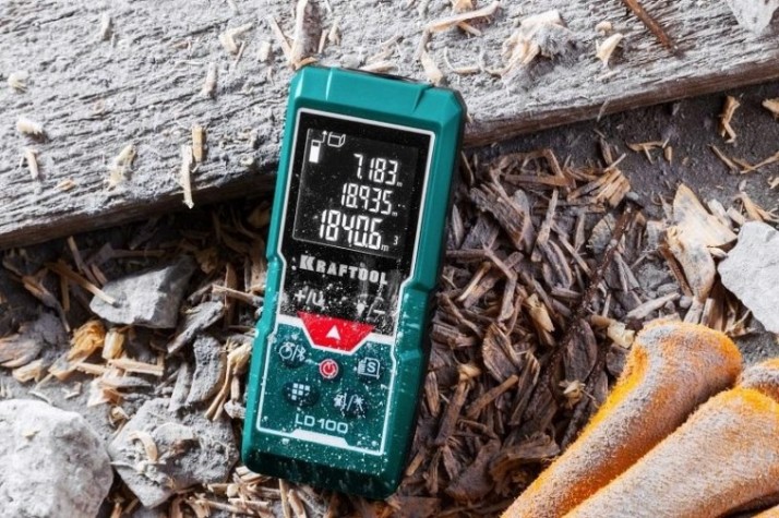 Лазерный дальномер KRAFTOOL LD-100 [34765]