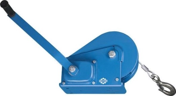 Лебедка барабанная Gearsen BHW- 500 ручная с тормозом (544кг, канат 10м) [GBHWK 0510]