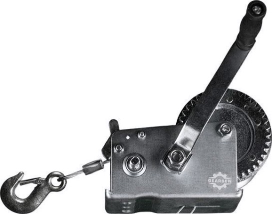Лебедка барабанная Gearsen FD-1000 ручная (1133кг, канат 10м) [GFDK 1110]