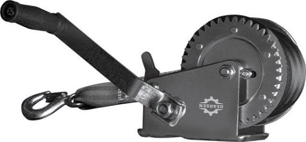 Лебедка барабанная Gearsen FD- 500 ручная (544кг, канат 10м) [GFDK 0510]