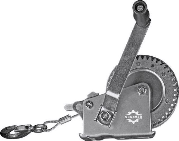Лебедка барабанная Gearsen FD-500 ручная (544кг, лента 10м) [GFDL 0510]