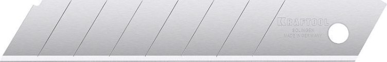 Лезвие для ножа KRAFTOOL SOLINGEN сегментированные ширина 18 мм, 8 сегментов, 5 шт, [09605-18-S5_z02]