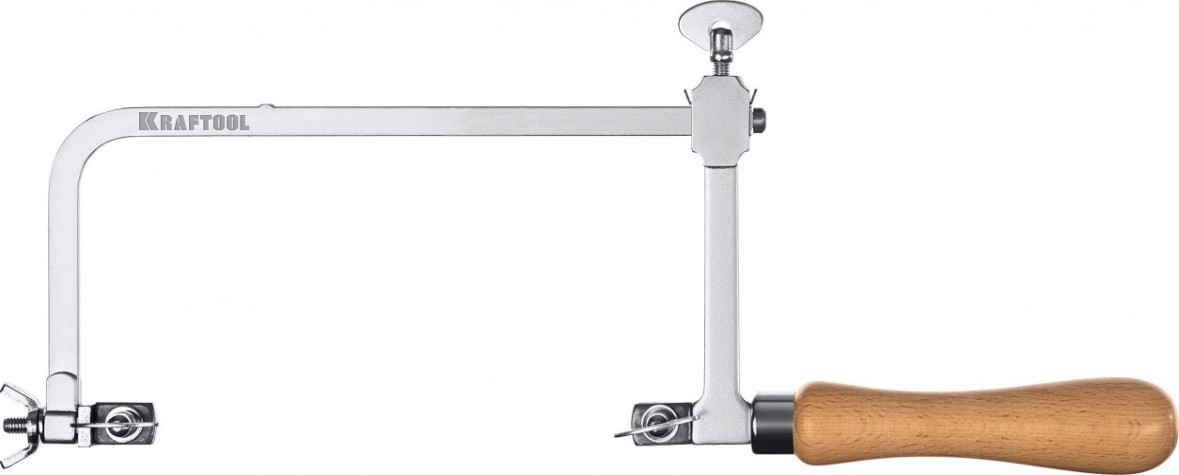 Лобзик KRAFTOOL 15265 ювелирный с регулируемой длиной полотна 130х75 мм