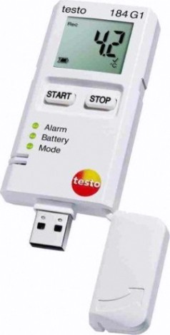 Логгер температуры, влажности и ударной нагрузки Testo 184 G1 [05721846]