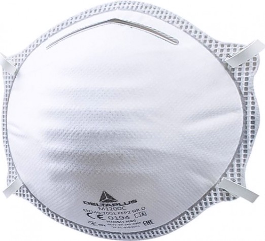 Маска защитная Delta Plus M1200 респираторная ffp2 упаковка 20 шт. [M1200C]